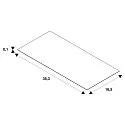 SLV Zubehör für LED Notleuchte P-LIGHT AREAL LED Piktogrammfolie, 3er Set, grün