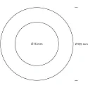 SLV Dichtungsring für Einbauleuchte QUICK INSTALL G2, Ø12,5cm, aus Schaumstoff