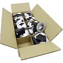 Einbauleuchte QUICK INSTALL G2, rund, 10er Set, GU10, IP44, alu gebürstet