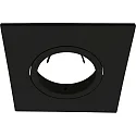 Abdeckung für Einbauleuchte QUICK/UNI INSTALL G2, quadratisch, schwarz matt