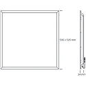 SLV LED panel ECOTECH, 32W 900|1000lm 3000|5000K