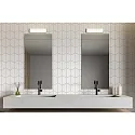 ACB LED Wandleuchte ALDO 16/3432-35 Spiegelleuchte, 11W, 3000-4000K, 775lm, IP44, opal/chrom