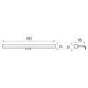 ACB LED Spiegelleuchte DUSTIN 16/3561-50, IP44, 10W 4000K 840lm, 3 Montagesysteme, Chrom