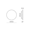outdoor wall luminaire COMBO 16/3966-45 IP65, white