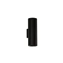 LED Wandleuchte PIPE 16/3986-2, 2-flammig, LED COB, 2x 6W, 3000K, 1240lm, IP20, schwarz