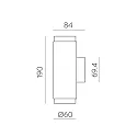 wall luminaire LUX 16/3989-2 IP20