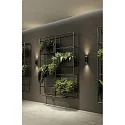 ACB LED Wandleuchte LUX 16/3989-2, LED COB, 2x 6W, 3000K, 1240lm, IP20, gold/schwarz