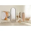 ACB mirror with lighting GIORGIA 3994, black