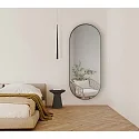 ACB Spiegel DANIELA 9755, 120cm, IP44, ohne Beleuchtung, schwarz