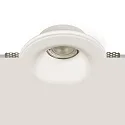 Gips-Einbauleuchte GAMMA 3409/12 mit Trichterblende, GU10 max. 10W (LED), überstreichbar, weiß