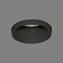 ACB Recessed luminaire EINAR 3558/8 with collar cover, GU10 max. 10W (LED), black matt