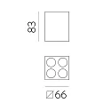 ACB LED Deckenleuchte INVISIBLE 3980/66, 9W, 3000K, 680lm, IP20, weiß