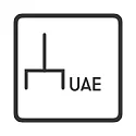 Einsatz für Albert Energiesäule Typ Nr. 4417 /-19 - UAE Steckdose RJ45, 2-fach, IP55, weiß / klares Fenster