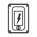 Albert Einsatz für Albert Energiesäule Typ Nr. 4417 /-19 - Modul für max. 4 Hutschienen-Elemente, IP65, klares Fenster