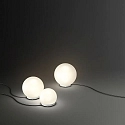 ball luminaire PLUG-N-PLAY Ø 300MM with lamp socket E27 IP65, anthracite, melange