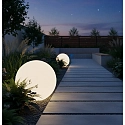 ball luminaire PLUG-N-PLAY Ø 500MM with lamp socket E27 IP65, melange, sand coloured