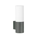 LED Outdoor Wall luminaire Type No. 0277, IP44, 10W 3000K 900lm, cast alu / Opal glass, dimmable, anthracite