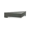 LED Outdoor Wall luminaire Type No. 0333, IP54, Triangle shape, 5W 3000K 480lm, cast alu acrylic glass opal, anthracite