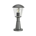 Pedestal luminaire Type No. 0554, IP54 IK08, height 40.5cm, E27 QA55 max. 57W, alu plastic, impact resistant, anthracite