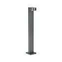 LED Wegeleuchte Typ Nr. 2228, IP44, Höhe 70cm, 230V, 3W 3000K 330lm, Alu-Guss / satiniert, Anthrazit