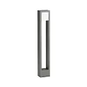 LED Pollerleuchte Typ Nr. 2252, langer Lichtverteiler, IP54, Höhe 90cm, 10W 3000K 480lm, Alu-Guss / opal, dimmbar, Anthrazit