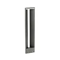 LED Pollerleuchte Typ Nr. 2279, IP54, Dreieck-Form, Höhe 10W 3000K 900lm, Alu-Guss / Acrylglas opal, dimmbar, Anthrazit