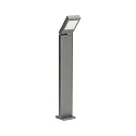 LED Pollerleuchte Typ Nr. 2296, IP44, Höhe 90cm, 14W 3000K 1400lm, schwenkbar 90° stufenlos, Alu-Guss / Opalglas, Anthrazit