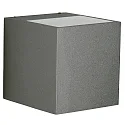 LED Wandstrahler Typ Nr. 2443, 2-seitig, Lichtaustritt: breit/breit, 2x 13W, 3000K, 1600lm, anthrazit