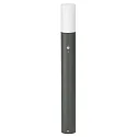 Pollerleuchte Typ Nr. 3078, IP54, mit Sensor, 90cm / Ø 10cm, E27 max. 18W Aluminium-Guss / Opalglas, anthrazit