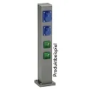 Albert Outdoor Energiesäule leer Typ Nr. 4407, IP44 / IP54 / IP65, 70cm, max. 5 optionale Einsätze, anthrazit