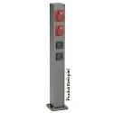 Outdoor Energy column empty Type No. 4409, IP54, max. 7 optional inserts, excl. lighting, excl. switching function