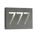 LED Hausnummernleuchte Typ Nr. 6005, 3-stellig, 2W, 120lm, 3000K, anthrazit