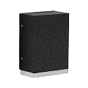 LED Außenwandleuchte Typ Nr. 0325, IP44, 230V, 3.2W 3000K 330lm, Alu-Guss / Acrylglas satiné / klar, Schwarz matt