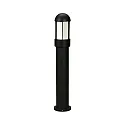 Bollard light Type No. 2015, IP44, height 83.5cm, E27 QA55 max. 57W, cast alu / opal glass, black matt