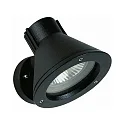 Außenwand-Strahler Typ Nr. 2155, IP54, E27 PAR30 max. 75W, dreh- und schwenkbar, Alu-Guss / Sicherheitsglas, Schwarz matt