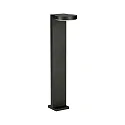 LED Pollerleuchte Typ Nr. 2290, IP44, Höhe 90cm, 16W 3000K 1600lm, Alu-Guss / Acrylglas opal, Schwarz matt