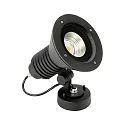 LED Außenwand-Strahler Typ Nr. 2381, IP54, 29W 3000K 4480lm 30°, dreh- und schwenkbar, dimmbar, Alu-Guss / Glas, Schwarz matt