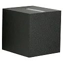 LED Wandstrahler Typ Nr. 2442, 2-seitig, Lichtaustritt: eng/breit, 2x 13W, 3000K, 1600lm, schwarz