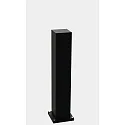 Outdoor Energiesäule leer Typ Nr. 4417, IP55, 70cm, max. 5 optionale Einsätze, Aluminium, Schwarz