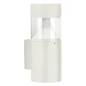 LED Außenwandleuchte Typ Nr. 0275, 9W 1000lm, IP54 IK08, 9W 3000K 1000lm, Glas klar mit opalem Innenkegel, Weiß