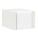 LED Außenwandleuchte Typ Nr. 0332, langer Lichtverteiler, IP54, 5W 3000K 480lm, Alu-Guss / Acrylglas opal, dimmbar, Weiß