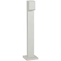 LED Pollerleuchte Typ Nr. 2065, IP44, Höhe 70cm, 230V, 3.2W 3000K 330lm, Alu-Guss / Acrylglas satiné / klar, Weiß