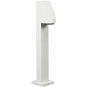 LED Pollerleuchte Typ Nr. 2078, IP43, Höhe 76.5cm, 230V, 4.5W 3000K 330lm, Alu-Guss / Blasenglas klar, Weiß