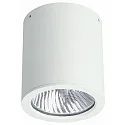 Außendecken-Strahler Typ Nr. 2130, Aufbau, IP44, Ø 11cm / H 12.5cm, E27 PAR30 max. 75W, starr, Weiß