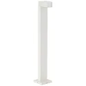 LED Wegeleuchte Typ Nr. 2228, IP44, Höhe 70cm, 230V, 3W 3000K 330lm, Alu-Guss / satiniert, Weiß matt
