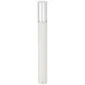 Pollerleuchte Typ Nr. 2269, IP44, Höhe 90cm, E27 max. 20W (LED),  Edelstahl / Acrylglas / innen opal, Weiß matt