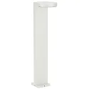 LED Pollerleuchte Typ Nr. 2290, IP44, Höhe 90cm, 16W 3000K 1600lm, Alu-Guss / Acrylglas opal, Weiß matt
