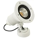 LED Außenwand-Strahler Typ Nr. 2381, IP54, 29W 3000K 4480lm 30°, dreh- und schwenkbar, dimmbar, Alu-Guss / Glas, Weiß matt