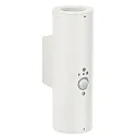 Außenwand-Strahler Typ Nr. 2480, mit Sensor, Up/Down, IP44, 2x GU10 PAR16, starr, weiß matt