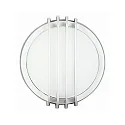 Outdoor Wall and Ceiling luminaire Type No. 6047, IP44, Ø 25.5cm, E27 QA55 max. 57W, white / opal glass